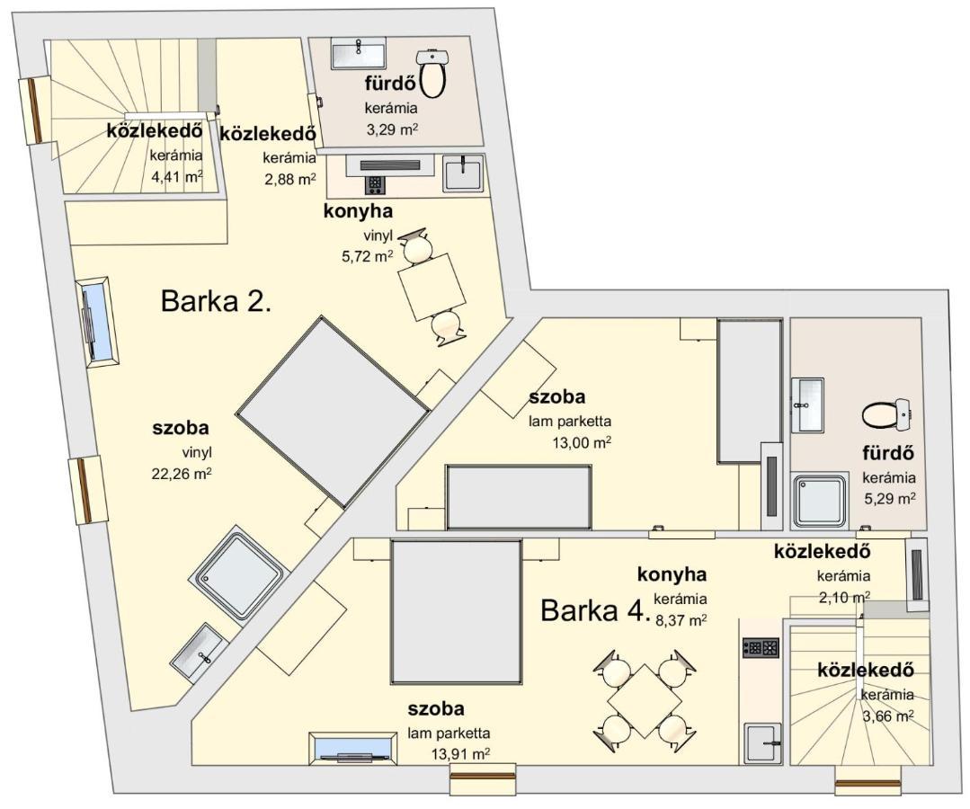 Barka Apartman Eger Zewnętrze zdjęcie